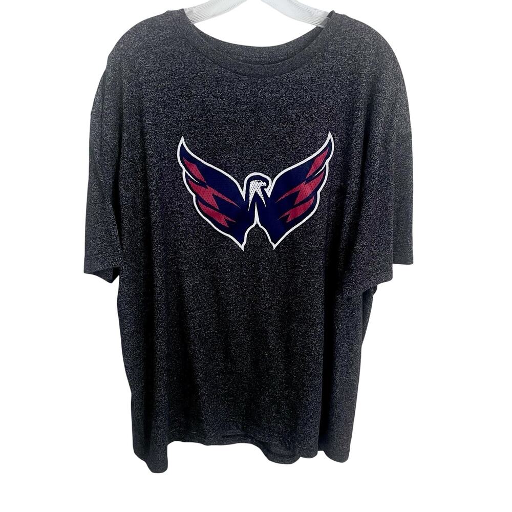 Washington Capitals Logo Jersey Patch T-Shirt Men's 2XL Short Sleeve Caps Weagle